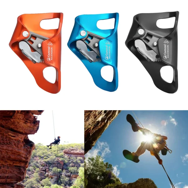 L / R Foot Ascender Riser Tree Rock Climbing Fall Protection Equipment Gear Climbing Ascender Rigging Caving Gear Equipment - Image 6